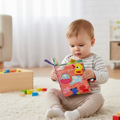 Livre bebe en tissus 